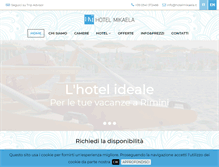Tablet Screenshot of hotelmikaela.it